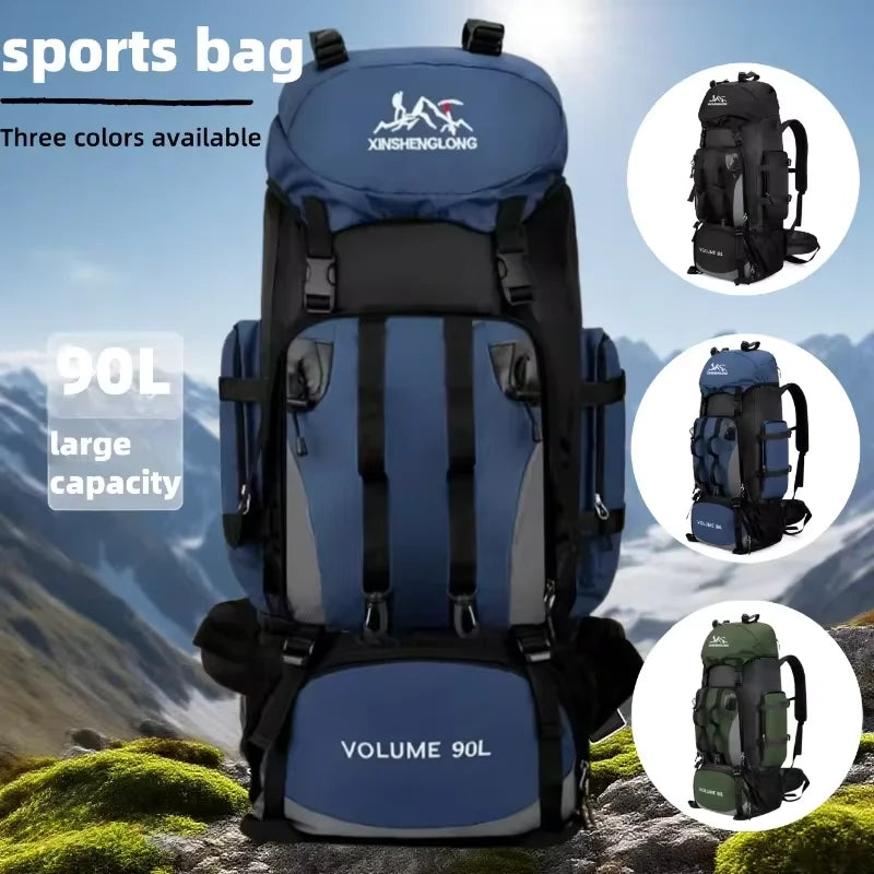 90L TrailGuard Large Waterproof Adventure Rucksack Pack
