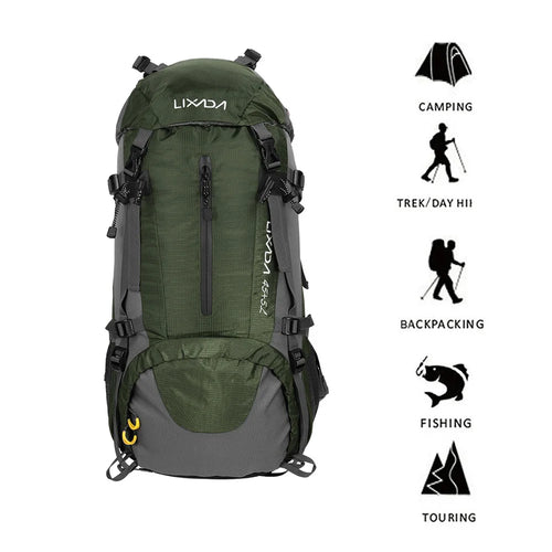 50L-70L SummitTrail Adventure Waterproof Hiking Backpack Pro